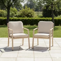 Click to view product details and reviews for Sicily Garden Dining Chairs Set Of 2 Teak Arms Latte. Click to view product details and reviews for Sicily Garden Dining Chairs Set Of 2 Teak Arms Latte.