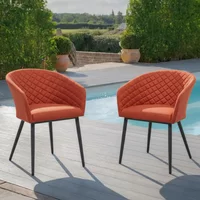 Click to view product details and reviews for Ambition Garden Fabric Dining Chairs Set Of 2 Terracotta. Click to view product details and reviews for Ambition Garden Fabric Dining Chairs Set Of 2 Terracotta.