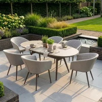 Click to view product details and reviews for Ambition Oval Garden Dining Set 6 Seater 180cm Ceramic Top Latte. Click to view product details and reviews for Ambition Oval Garden Dining Set 6 Seater 180cm Ceramic Top Latte.