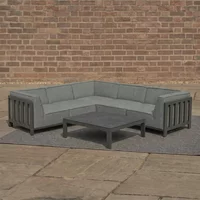 Click to view product details and reviews for Ibiza Small Corner Garden Sofa Set Coffee Table Ceramic Top Zinc Grey. Click to view product details and reviews for Ibiza Small Corner Garden Sofa Set Coffee Table Ceramic Top Zinc Grey.