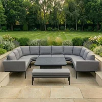 Click to view product details and reviews for Pulse U Shape Corner Garden Dining Set Rising Table Ceramic Top Zinc Grey. Click to view product details and reviews for Pulse U Shape Corner Garden Dining Set Rising Table Ceramic Top Zinc Grey.