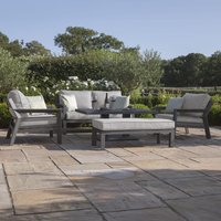 View New york garden sofa set - 2 seater - rising table - dove grey View New york garden sofa set - 2 seater - rising table - dove grey