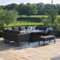 Click to view product details and reviews for Pulse U Shape Corner Garden Dining Sofa Set Rising Table With Bench Charcoal. Click to view product details and reviews for Pulse U Shape Corner Garden Dining Sofa Set Rising Table With Bench Charcoal.