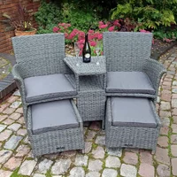 Click to view product details and reviews for Paris Garden Companion Set 2 Seater Pull Out Footstools Grey Rattan. Click to view product details and reviews for Paris Garden Companion Set 2 Seater Pull Out Footstools Grey Rattan.