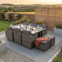 Click to view product details and reviews for Paris Garden Cube Dining Set 10 Seater Grey Rattan. Click to view product details and reviews for Paris Garden Cube Dining Set 10 Seater Grey Rattan.