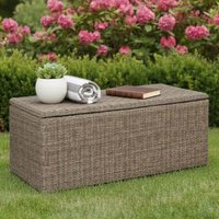 View Skala outdoor storage box large light rattan View Skala outdoor storage box large light rattan