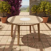 Click to view product details and reviews for Roma Sunray Garden Round Dining Table 120cm 4 Seater Terrazzo Insert. Click to view product details and reviews for Roma Sunray Garden Round Dining Table 120cm 4 Seater Terrazzo Insert.