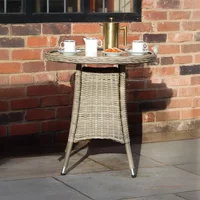 Click to view product details and reviews for Wentworth Garden Bistro Table 2 Seater 70cm Round Beige Rattan. Click to view product details and reviews for Wentworth Garden Bistro Table 2 Seater 70cm Round Beige Rattan.