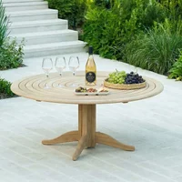 Click to view product details and reviews for Roble Wood Bengal Round Dining Table 8 Seater 175cm Garden Pedestal. Click to view product details and reviews for Roble Wood Bengal Round Dining Table 8 Seater 175cm Garden Pedestal.