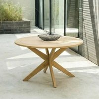 Click to view product details and reviews for Roble Wood Dining Table 4 Seater 125cm Garden Round Cross Base. Click to view product details and reviews for Roble Wood Dining Table 4 Seater 125cm Garden Round Cross Base.