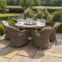 Click to view product details and reviews for Winchester Round Garden Dining Set 6 Seater 150cm Lazy Susan Ceramic Top Natural Rattan. Click to view product details and reviews for Winchester Round Garden Dining Set 6 Seater 150cm Lazy Susan Ceramic Top Natural Rattan.