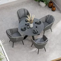 Click to view product details and reviews for Aspen Garden Dining Set 4 Seater 120cm Round Ceramic Top 4 Rope Chairs. Click to view product details and reviews for Aspen Garden Dining Set 4 Seater 120cm Round Ceramic Top 4 Rope Chairs.