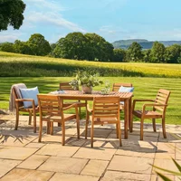 Click to view product details and reviews for Cotswold Garden Dining Set 6 Seater 160cm Acacia Wood 6 Stacking Dining Armchair. Click to view product details and reviews for Cotswold Garden Dining Set 6 Seater 160cm Acacia Wood 6 Stacking Dining Armchair.