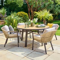 Click to view product details and reviews for Bali Garden Round Dining Set 4 Seater 150cm 4 Chairs. Click to view product details and reviews for Bali Garden Round Dining Set 4 Seater 150cm 4 Chairs.