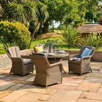 Click to view product details and reviews for Arlington Round Dining Set 4 Seater 120cm Luxury Rattan 4 Chairs. Click to view product details and reviews for Arlington Round Dining Set 4 Seater 120cm Luxury Rattan 4 Chairs.