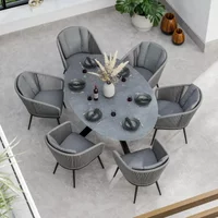 Click to view product details and reviews for Aspen Garden Dining Set 6 Seater 200cm Oval Ceramic Top 6 Rope Chairs. Click to view product details and reviews for Aspen Garden Dining Set 6 Seater 200cm Oval Ceramic Top 6 Rope Chairs.
