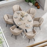 Click to view product details and reviews for Bali Garden Dining Set 6 Seater 200cm Oval Ceramic Top 6 Rope Chairs. Click to view product details and reviews for Bali Garden Dining Set 6 Seater 200cm Oval Ceramic Top 6 Rope Chairs.