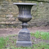 Click to view product details and reviews for Garden Urn Bronze With Base Metal. Click to view product details and reviews for Garden Urn Bronze With Base Metal.