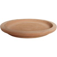 View Saucer - round small - set of 4 - terracotta - brown View Saucer - round small - set of 4 - terracotta - brown