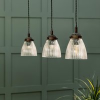 Click to view product details and reviews for Fovant Glass Triple Pendant Light Antique Bronze. Click to view product details and reviews for Fovant Glass Triple Pendant Light Antique Bronze.