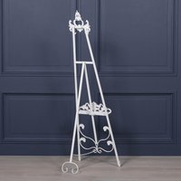 Click to view product details and reviews for French Style Metal Easel White. Click to view product details and reviews for French Style Metal Easel White.