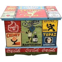 Click to view product details and reviews for Kufri Storage Trunk Vintage Ad Hand Painted. Click to view product details and reviews for Kufri Storage Trunk Vintage Ad Hand Painted.