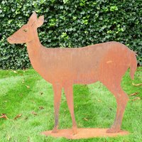 Click to view product details and reviews for Rusty Metal Deer Garden Statue Set Of 2. Click to view product details and reviews for Rusty Metal Deer Garden Statue Set Of 2.