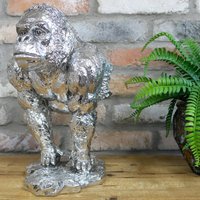 Click to view product details and reviews for Silver Gorilla Statue Set Of 2. Click to view product details and reviews for Silver Gorilla Statue Set Of 2.