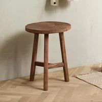 View Molopo stool - round - reclaimed wood View Molopo stool - round - reclaimed wood