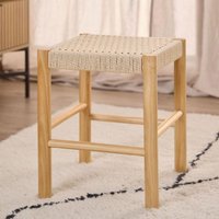 View Alvin stool - weaved - off white View Alvin stool - weaved - off white