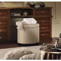 Click to view product details and reviews for Nostalgia Pouf Round Leather Ivory Walnut. Click to view product details and reviews for Nostalgia Pouf Round Leather Ivory Walnut.