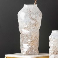 Click to view product details and reviews for Vase Handmade White And Gold Glass. Click to view product details and reviews for Vase Handmade White And Gold Glass.