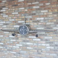 Click to view product details and reviews for Aeroplane Metal Clock Silver Metal. Click to view product details and reviews for Aeroplane Metal Clock Silver Metal.