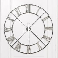 Click to view product details and reviews for Metal Wall Clock Vintage Silver Round. Click to view product details and reviews for Metal Wall Clock Vintage Silver Round.