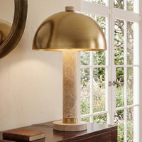 View Jara table lamp - brushed gold - metal View Jara table lamp - brushed gold - metal