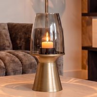 View Danea hurricane light - brushed gold - glass and metal View Danea hurricane light - brushed gold - glass and metal