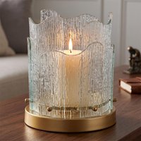 View Danila hurricane light - small - gold - glass and metal View Danila hurricane light - small - gold - glass and metal