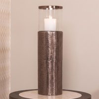 View Faylen hurricane light - large - bronze - glass and metal View Faylen hurricane light - large - bronze - glass and metal