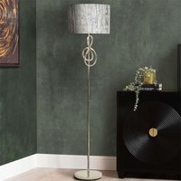 Click to view product details and reviews for Floor Lamp Grey Linen And Gold Metal. Click to view product details and reviews for Floor Lamp Grey Linen And Gold Metal.