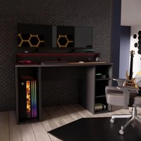 View Tezaur gaming desk - black View Tezaur gaming desk - black