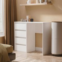 View Leona desk - 4 drawer - white matt View Leona desk - 4 drawer - white matt