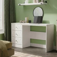 View San jose desk - 3 drawer - white View San jose desk - 3 drawer - white