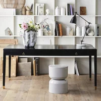 View Ems desk - black - mango wood View Ems desk - black - mango wood