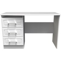 View Gina desk - 3 drawer - white View Gina desk - 3 drawer - white