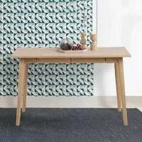 View Marte writing desk - 2 drawer - white oak View Marte writing desk - 2 drawer - white oak