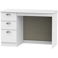 View Victoria desk - 3 drawer - white View Victoria desk - 3 drawer - white