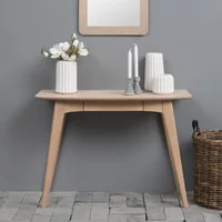 View Woodstock desk - 1 drawer - white oak View Woodstock desk - 1 drawer - white oak