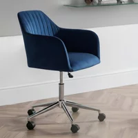 Click to view product details and reviews for Kahlo Office Chair Blue Fabric. Click to view product details and reviews for Kahlo Office Chair Blue Fabric.