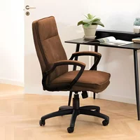 View Brad office chair - camel fabric View Brad office chair - camel fabric