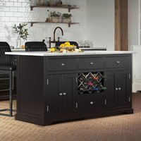 Click to view product details and reviews for Black Kitchen Island White Granite Top. Click to view product details and reviews for Black Kitchen Island White Granite Top.